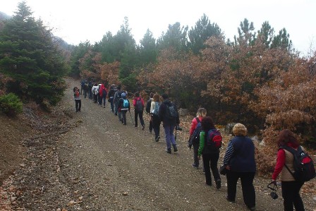 Doğaseverlerden sonbahar yürüyüşü