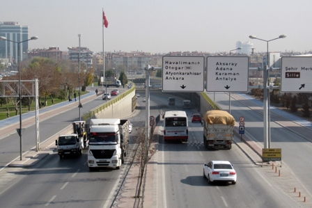 Konya’da taşıt sayısı arttı