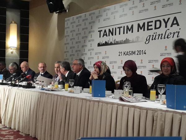 Bülent Arınç medya tanıtım günleri'nde konuştu