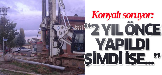 "Beton ve teller neden sökülüyor?"