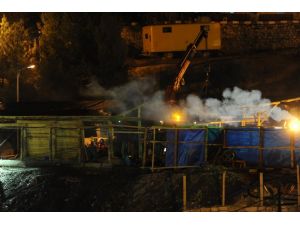 Ermenek'teki maden ocağında işçilerin mahsur kalması