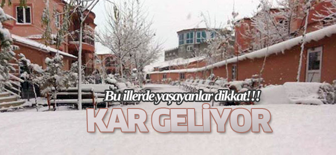 Bu illerde yaşayanlar dikkat!!!