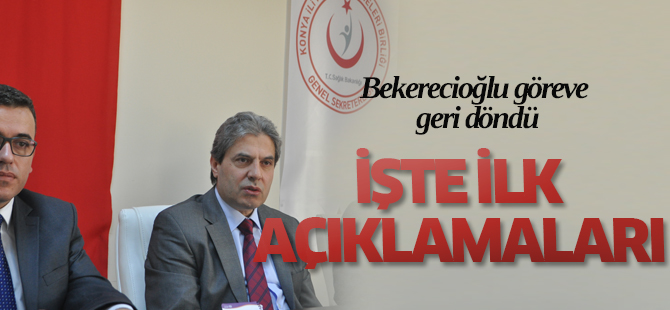 "Hizmetimiz Konya için"
