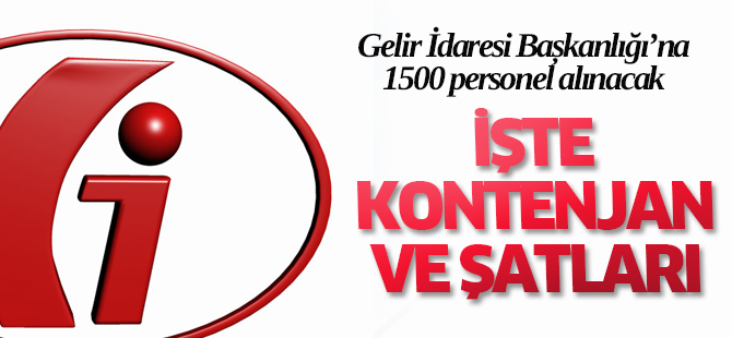 1500 Personel Alınacak !