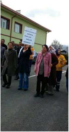 Akören 'sağlık' için yürüdü