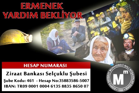 Ermenek  için yardım kampanyası