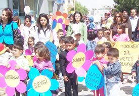 Karapınar'da okul öncesi şenliği