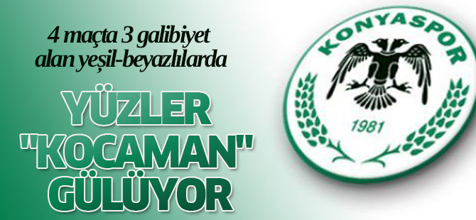 Torku Konyaspor'un yüzü "Kocaman" gülüyor