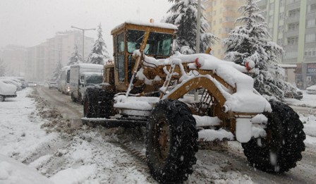 Seydişehir’de kar yağışı