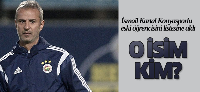 Eski hocasının listesinde