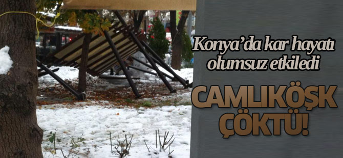 Camlıköşk çöktü!