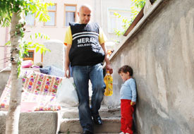 Meram'dan afetzedeye yardım
