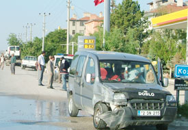 Kulu'daki kazalarda 3 yaralı