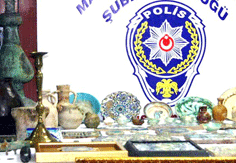 Çalınan tarihi şamdanlar yakalandı