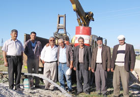 Meşelik'te içme suyu sevinci