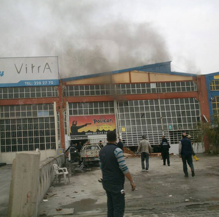 BÜSAN Sanayii'nde yangın