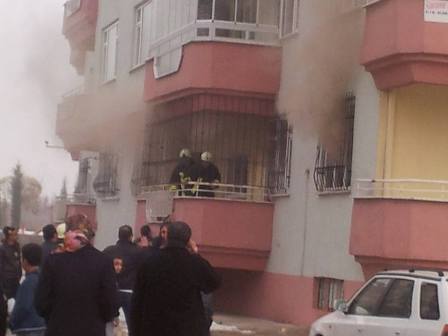 Konya'da yangın paniğe sebep oldu