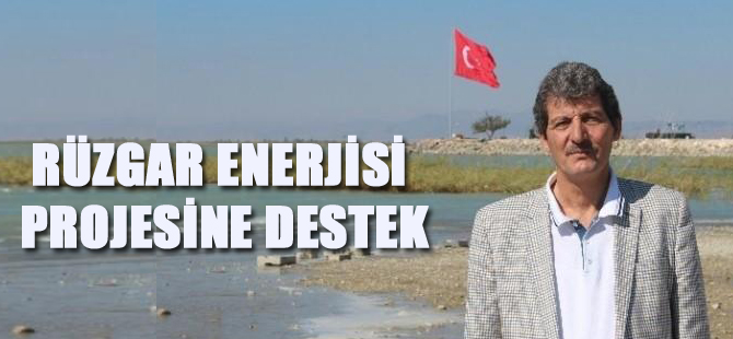 Rüzgar Enerjisi Projesine Destek
