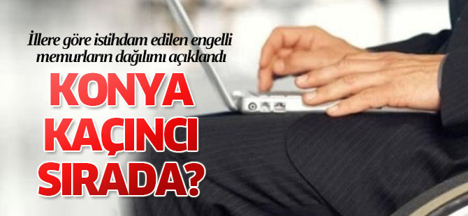 İllere Göre İstihdam Edilen Engelli Memurların Dağılımı Açıklandı