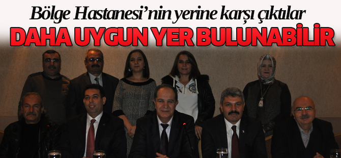 Daha uygun yerler bulunmalı