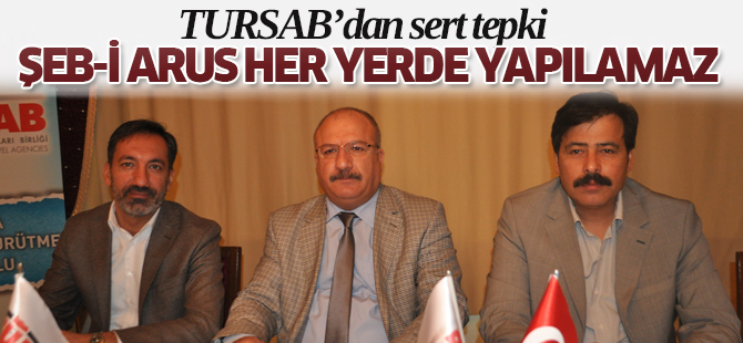 "Şeb-i Arus her yerde yapılamaz "