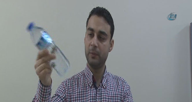 Hazır suyun içinden metal cisim çıktı