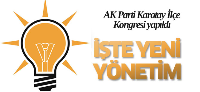 AK Parti Karatay kongresi yapıldı