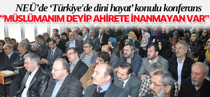 Türkiye'de dini hayat araştırması konulu konferans