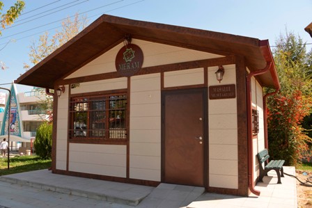 18 mahalleye prefabrik muhtar ofisi