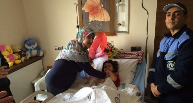 Davutoğlu o kahramanla görüştü