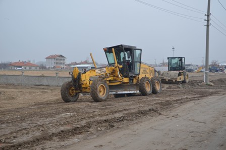 Bağlantı yollarına dolgu yapılıyor