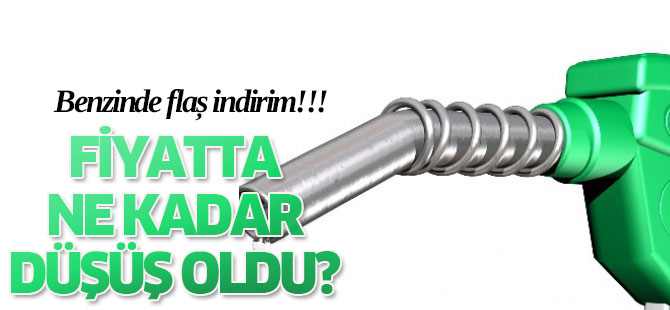 Benzinde indirim