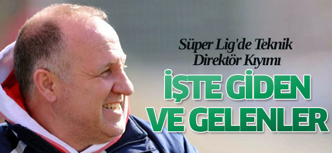 Süper Lig'de Teknik Direktör Kıyımı