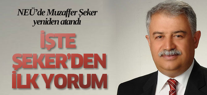 Atamalara Muzaffer Şeker'den ilk yorum