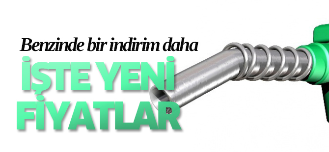 Benzin ve motorine bir indirim daha