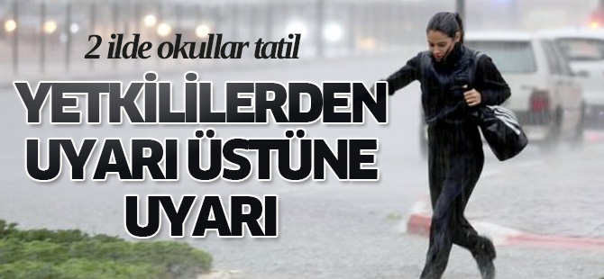 Kuvvetli Yağış Uyarısı: Antalya'da 2 İlçede Okullar Tatil