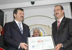 KTO ve KSO’ya sertifika