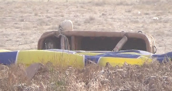 Kapadokya'da balon düştü: 1 ölü