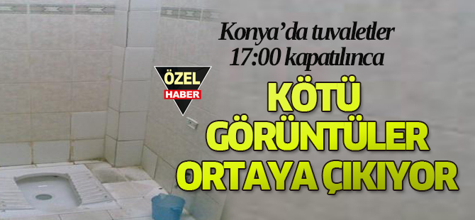 Tuvaletlere temizlik şart!