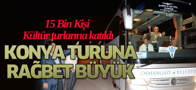 15 Bin Kişi Kültür Turlarına Katıldı