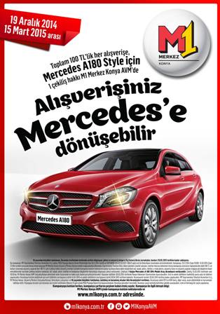 Alışverişiniz Mercedes’e dönüşebilir !