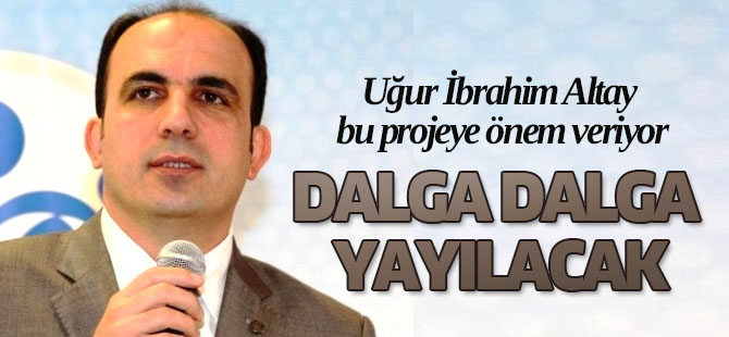 Altay, "Sedep Dalga Dalga Yayılacak"