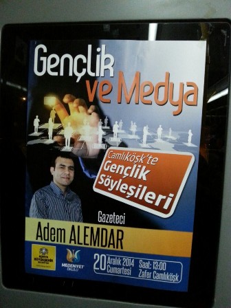 Adem Alemdar gençlerle buluşacak