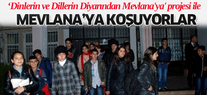Mevlana'ya koşuyorlar