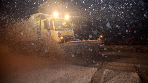 Beklenen kar yağışı başladı
