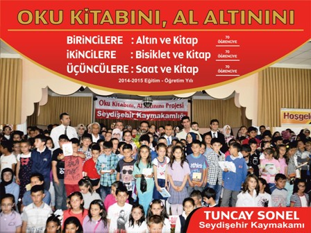 “Oku kitabını al altınını” projesi