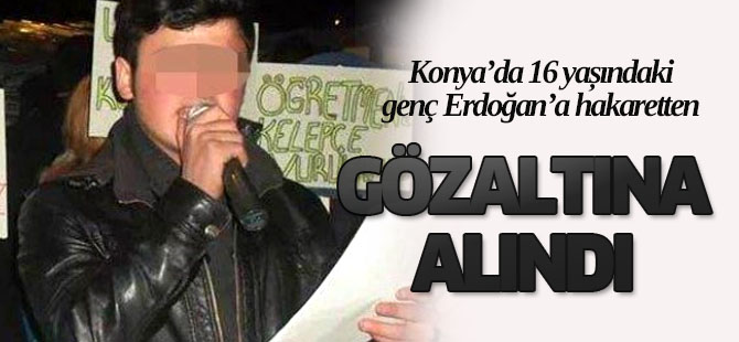 Cumhurbaşkanı Erdoğan'a hakaret ettiği iddiası