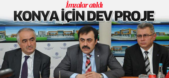 Dev proje için imzalar atıldı