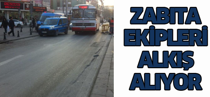 Büyükşehir zabıtası trafiği rahatlatıyor