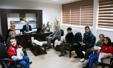 Dünya birincilerinden Gürsoy'a ziyaret